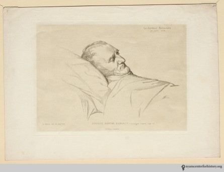Récamier, Joseph Claude Anthelme. Example of a lithograph
